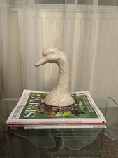 Ceramic Goose Or Swan Figurine Vase by Gisela Graham