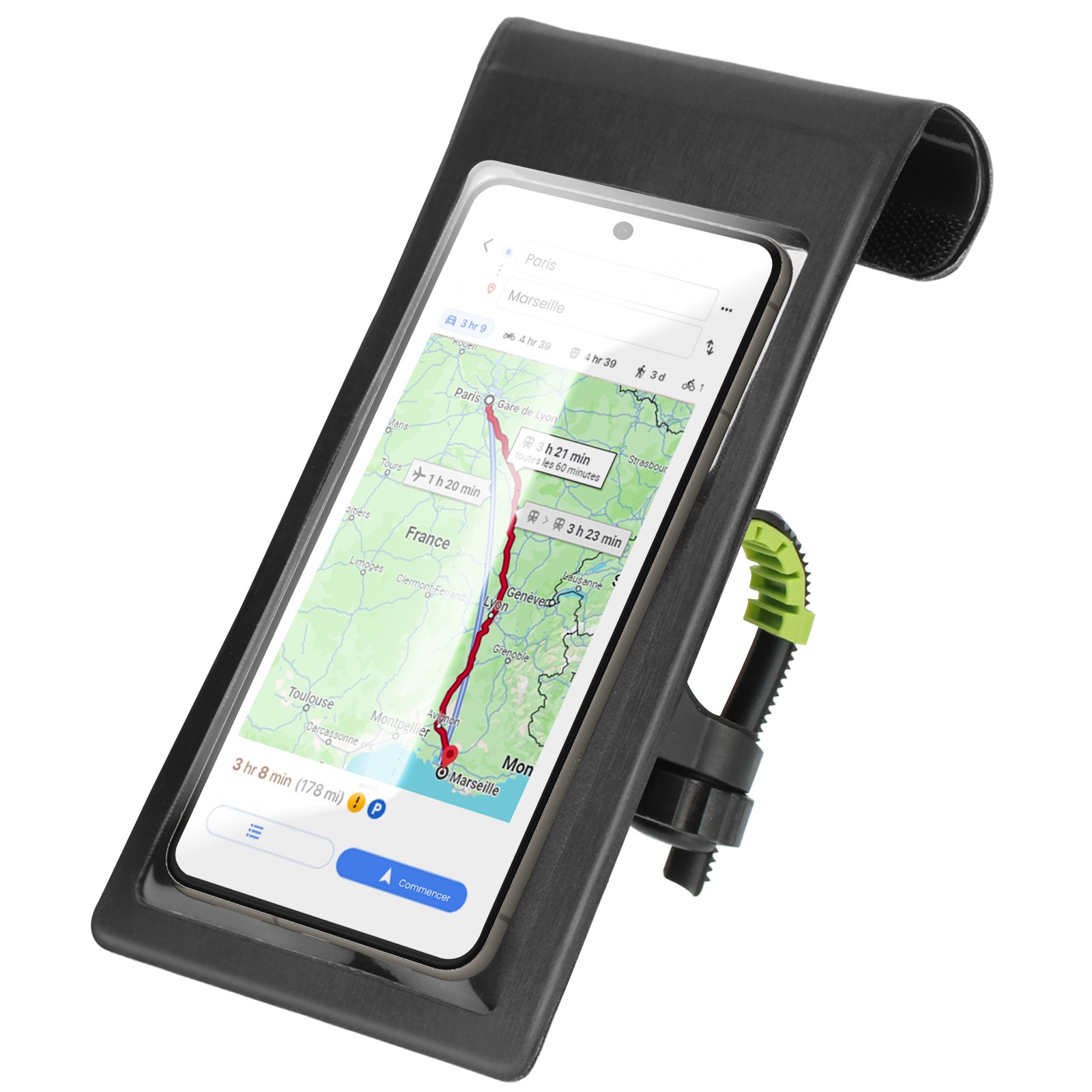 Support vélo smartphone pour guidon étanche et rotatif LinQ
