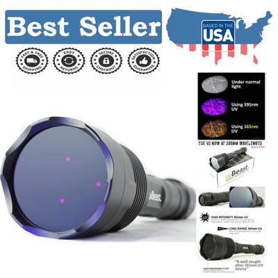 uvBeast New V3 365nm Black Light UV Flashlight   HIGH Definition Ultraviolet ...