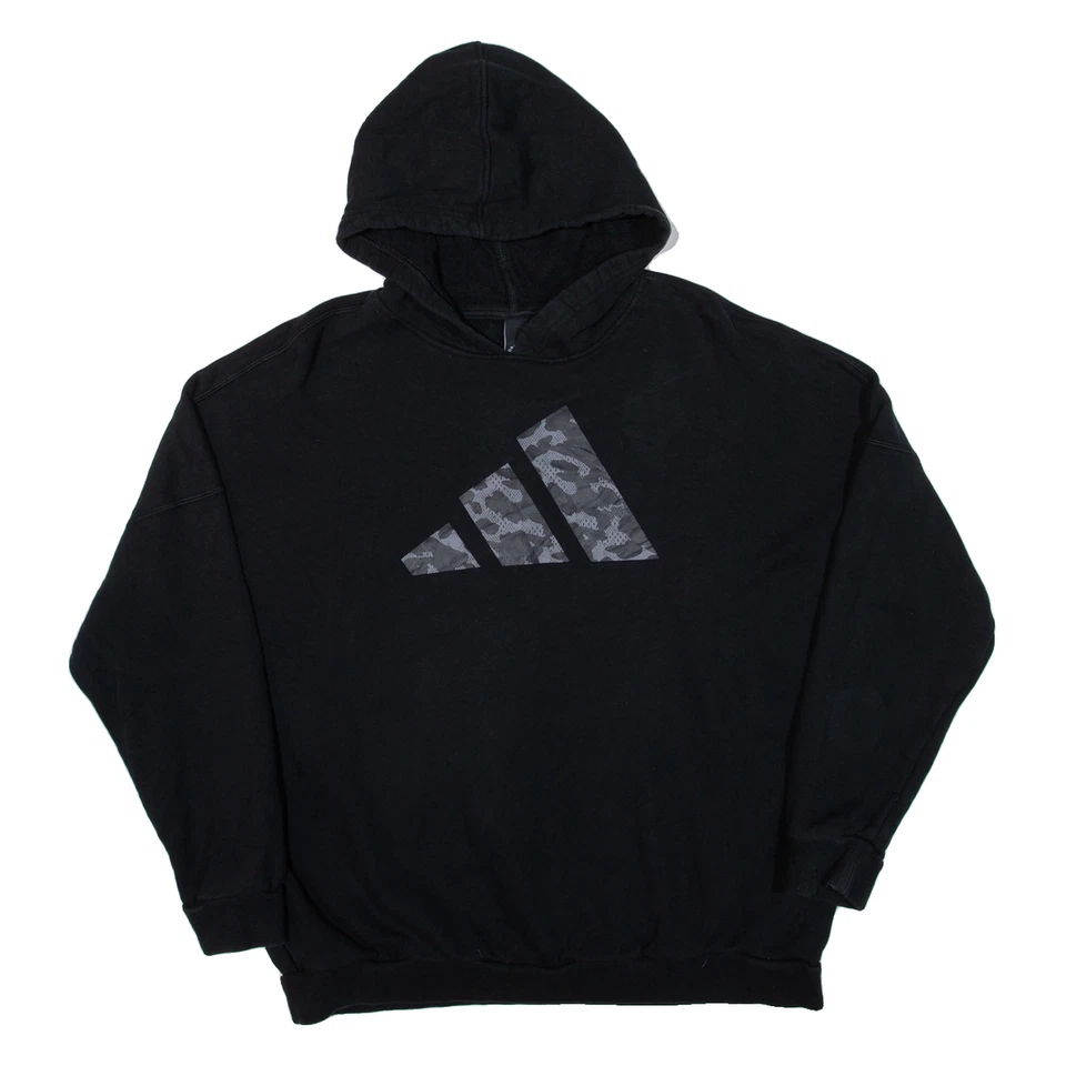 ADIDAS Womens Black Hoodie M