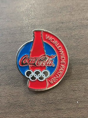 Athens Olympic '04 Official Pins Pin Badge, Coca Cola Japan[E14876]8e4