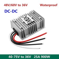 1X waterproof regulator module 48V/60V to 36V DC-DC 40-75V to 36V 25A 900W
