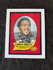 Leroy Kelly WFL signed 6x8 Photo - Browns, HOF, Fire, Raiders