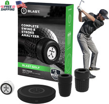 Blast Motion Golf Swing & Stroke Analyzer - Real-Time Feedback, Swing Metrics, S