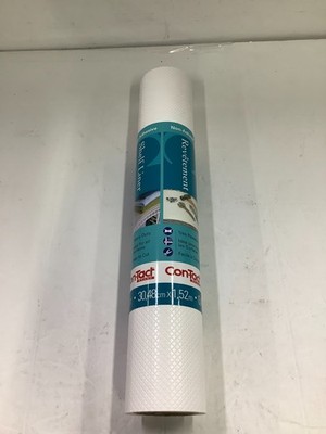 Con-Tact 12 In. x 5 Ft. White Non-Adhesive Shelf Liner 05F-C5T11-01