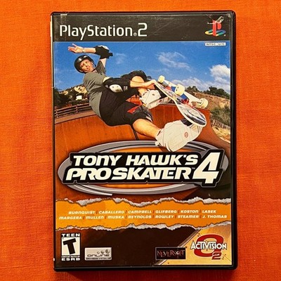 Tony Hawk's Pro Skater 4 (Sony PlayStation 2, 2002) with Manual