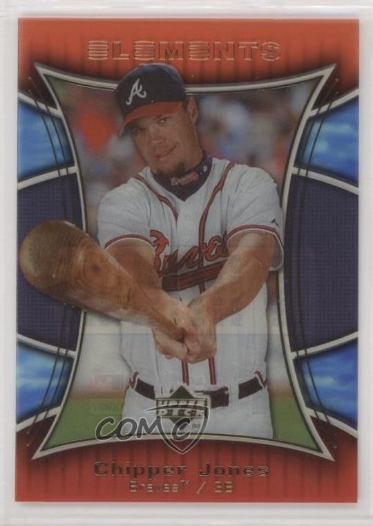 2007 Upper Deck Elements Chipper Jones #87 HOF 03rx