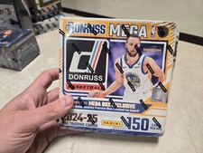 SEALED BOX WEAR 2024-25 Panini Donruss Basketball NBA 10 Pack Mega Box