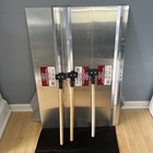 3 NEW Hyde Tools 28030 ProShield Stiff Aluminum 36" X 9" PAINT SHIELD. PivotNeck — photo 1