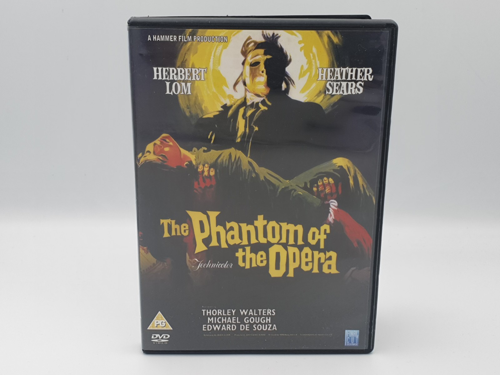 The Phantom Of The Opera Dvd Hammer 1962 Herbert Lom Heather Sears