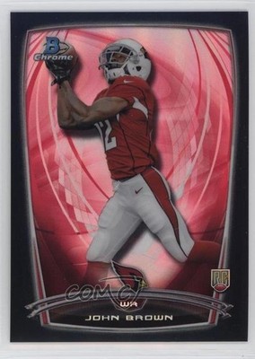 2014 Bowman Chrome Black Refractor 78/299 John Brown #219 Rookie RC 11y7