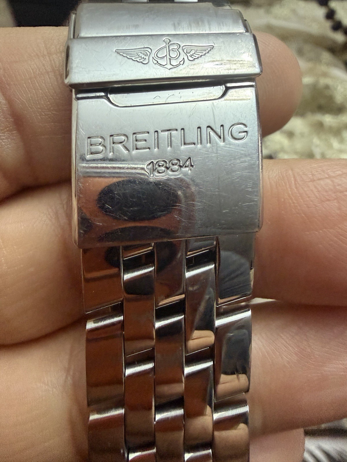 BREITLING CHRONOMAT EVOLUTION CHRONOGRAPH.  BLUE … - image 6