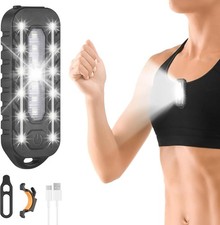 Clip on Flashlight, Running Light for Runners, Hands Free Safety Lights for Walk