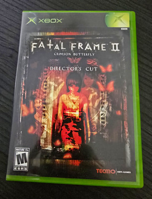 Tecmo Fatal Frame II: Crimson Butterfly Director's Cut Xbox w/ Manual Horror M