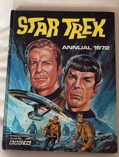 Star Trek 1972 Coroczne okładki na tablicę brytyjską BBC TV VG+