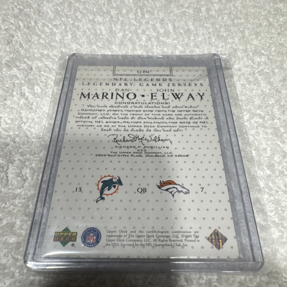 ПОЛНЫЙ 2000 Upper Deck NFL легенды легендарная игра Джерси набор 48 карт! РЕДКАЯ - Изображение 2 из 4