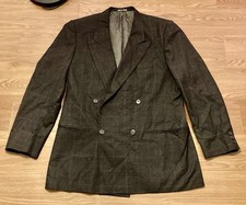 Mani By Giorgio Armani 100 Virgin Wool Square Made In Italy Suit Jacket 40R