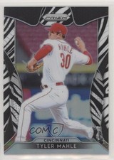 2019 Panini Prizm Tier III Zebra Prizm 70/99 Tyler Mahle #258 fm0