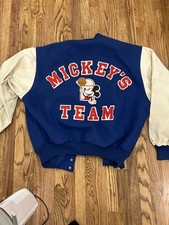 Vintage Disney/Mickey Mouse Letterman s Jacket- large