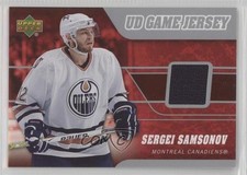 2006-07 Upper Deck UD Game Jersey Sergei Samsonov #J-SS 06rp