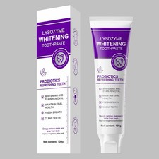 2Pcs Oral Care Cleans Smokes Coffee Stains Lysozyme Whitening Toothpaste