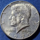 A 1970-D Silver Kennedy Half Dollar Brilliant Uncirculated (BU) Denver