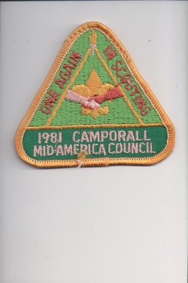 1981 MId-America Council Camporall patch