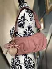 Vintage Suzy Smith Leather  Y2K Style Shoulder Bag Pink