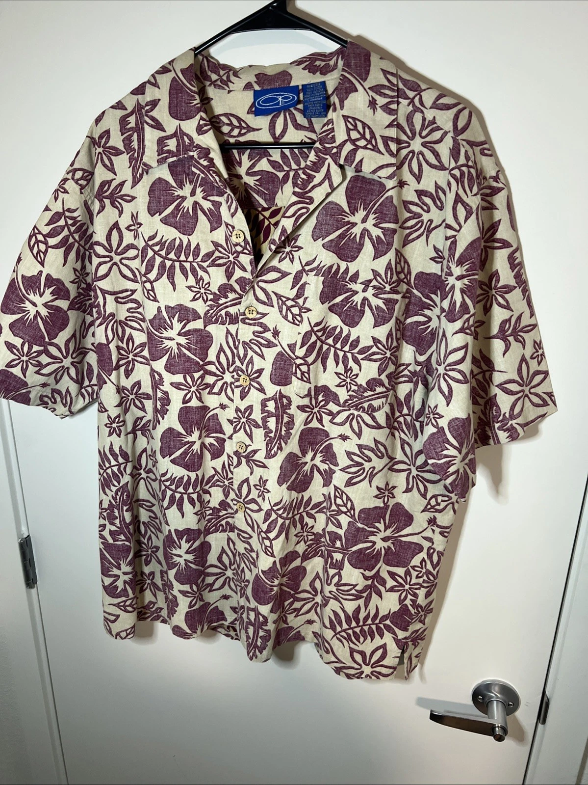 op hawaiin shirt large floral