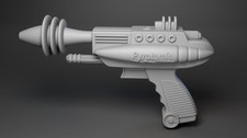 PYROTOMIC DISINTEGRATOR RAY GUN 3D Printed 9.5 inches long