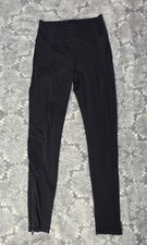 Athleta Delancey Moto Tight Black Size Medium