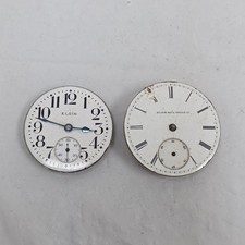 Antique Elgin Grade 291 16S 7Jpocket Grade 13 18s 17J watch movement AS-IS