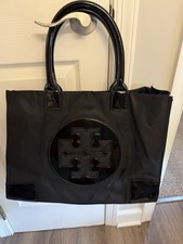 Tory Burch Black Ella Nylon Tote