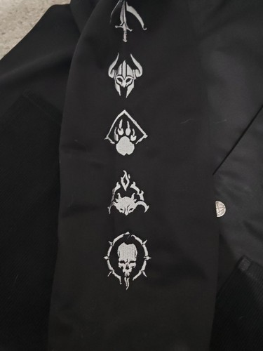 Diablo IV Inarius Black Button-Up Jacket Medium - Picture 2 of 6