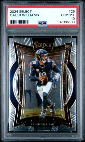 2024 PANINI SELECT #25 CALEB WILLIAMS PSA 10