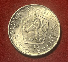 Czechoslovakia 5 Korun 1982 UNC Copper-Nickel Coin KM#60 T9736
