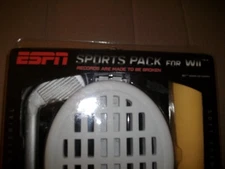 Nintendo Wii ESPN Sports Accessories Lot Pack Includes - Golf, Tennis, Baseball