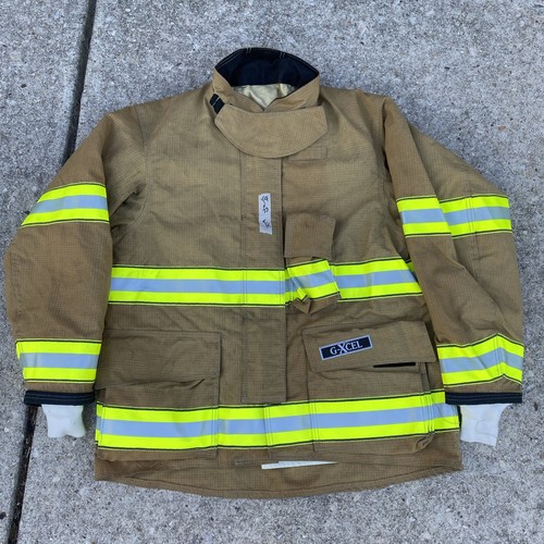 Firefighter Bunker TurnOut Gear Coat Globe GXCEL G XCEL 44 X 33 2015