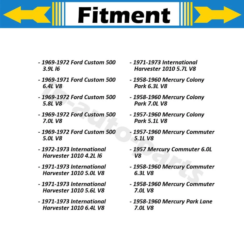 2x Cilindro de rueda de freno delantero para Ford Country Squire 1971 Foto 2 de 4