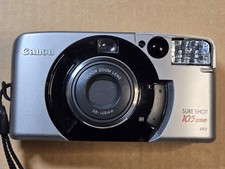 Canon Sure Shot 105 Zoom S AF Point Shoot 35MM Film Camera For PARTS REPAIR