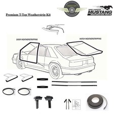19811986 Ford Mustang T-top 18 Piece Premium Weatherstrip Kit Fox Body