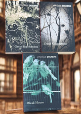 3 x Charles Dickens Vintage Classics Paperback Book Set Bundle English Novels