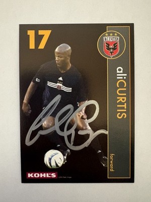 2003 Kohl's MLS Promo Soccer Card - Ali Curtis - Signed