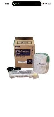DNP 4x6'' Paper Ink Roll Media Set for IDW500 ID Photo Printer, 350 Prints - NIB