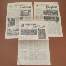 3 newspapers Dniester Truth PMR Transnistria Pridnestrovie War 1992