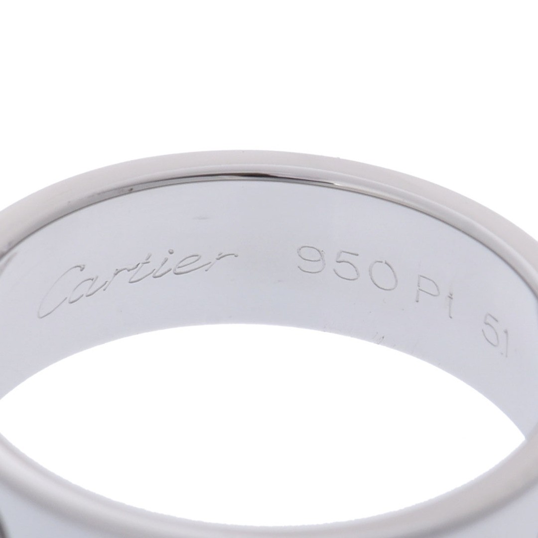 Used Cartier Ladies Ring Pt950 Platinum from JAPAN image 2