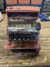 Vintage Tom Thumb Cash Register Western Stamping Co. Jackson, Michigan Money