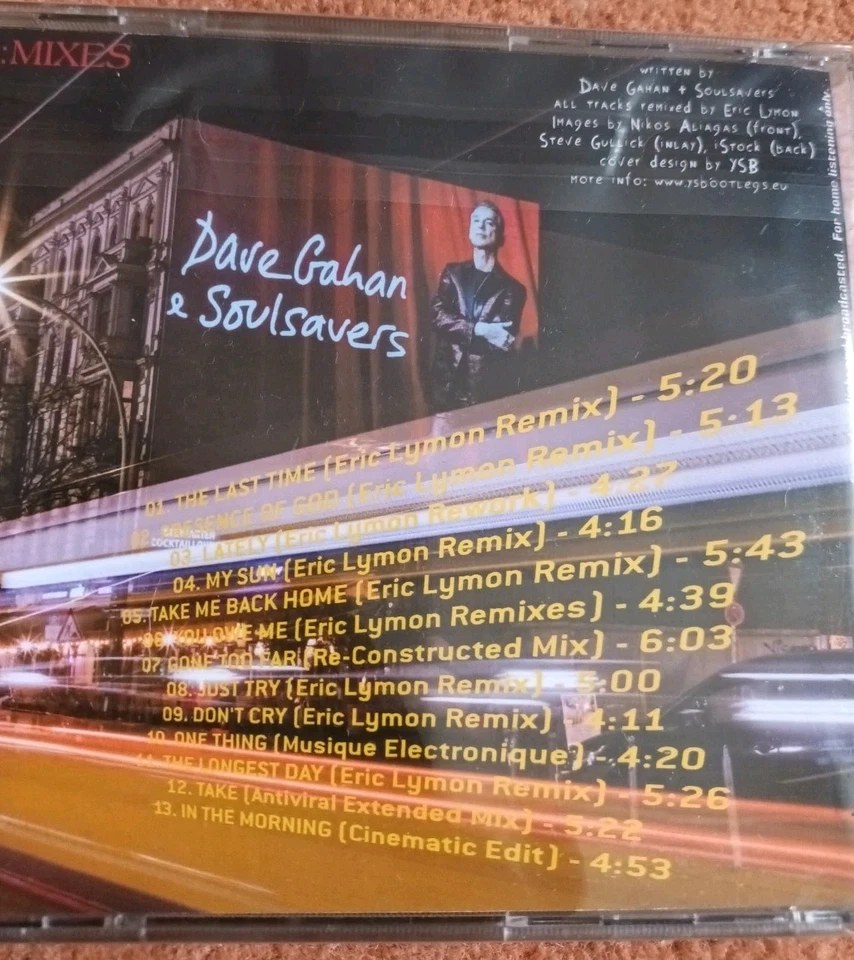 Dave Gahan & Soulsavers : ELR Mixes CD NEW & Sealed Collectible Fan Depeche Mode - Image 2 of 2