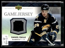 2007-08 Upper Deck Game Jerseys Daniel Paille Buffalo Sabres #J-DP