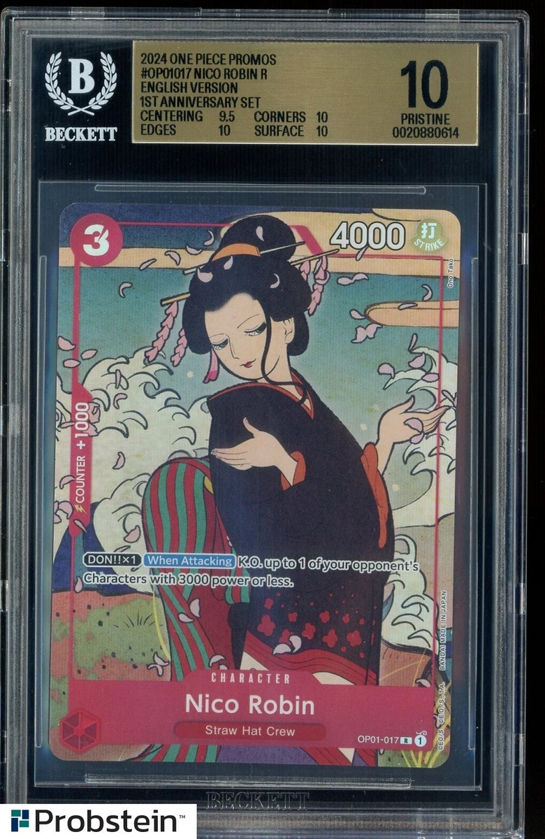 25+ Nico Robin OP01-017 One Piece Promotion Cards for sale
